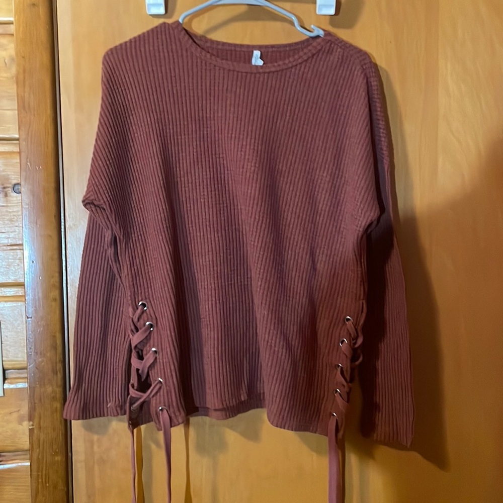 Tie Sweater